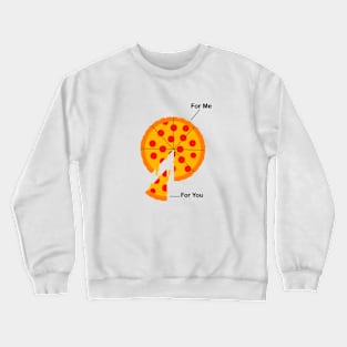 Funny Pizza hungry Crewneck Sweatshirt